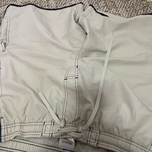 Speedo White and Blue Swim Shorts